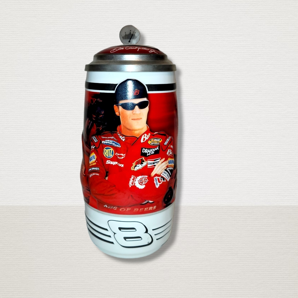 2004 Ceramarte Dale Earnhardt Jr #8 Budweiser Stein NASCAR.9”